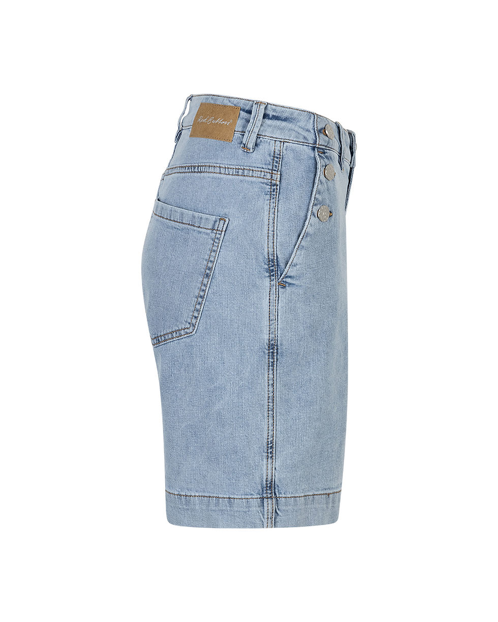 Thumbnail: Red Button Bibette  Shorts Denim With Buttons 