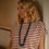 Thumbnail: ChalkRope Ball Necklace Navy 