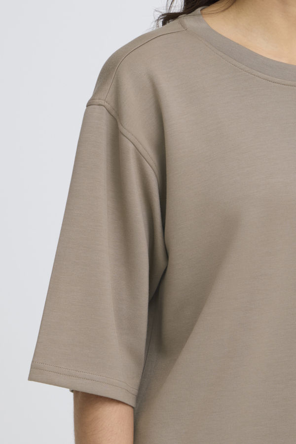 Thumbnail: Fransa Aurora Short Sleeved Sweat Top Mountain Trail 