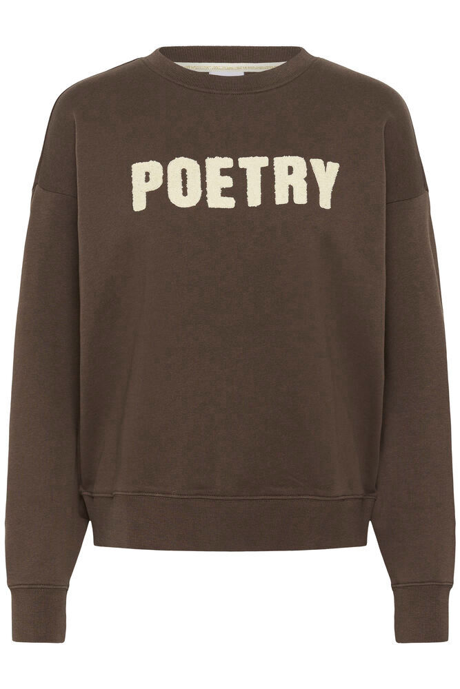 Thumbnail: Saint Tropez Suzie Sweatshirt Chocolate Brown