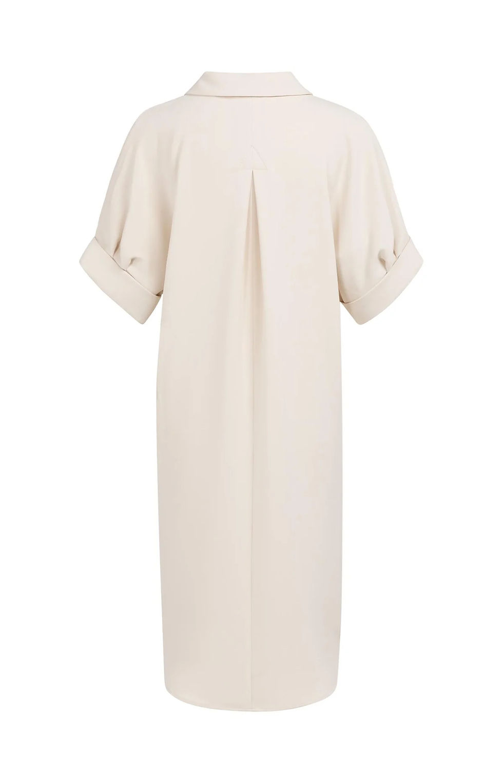 Thumbnail: Yaya Dress with Pleated Sleeves Ivory 