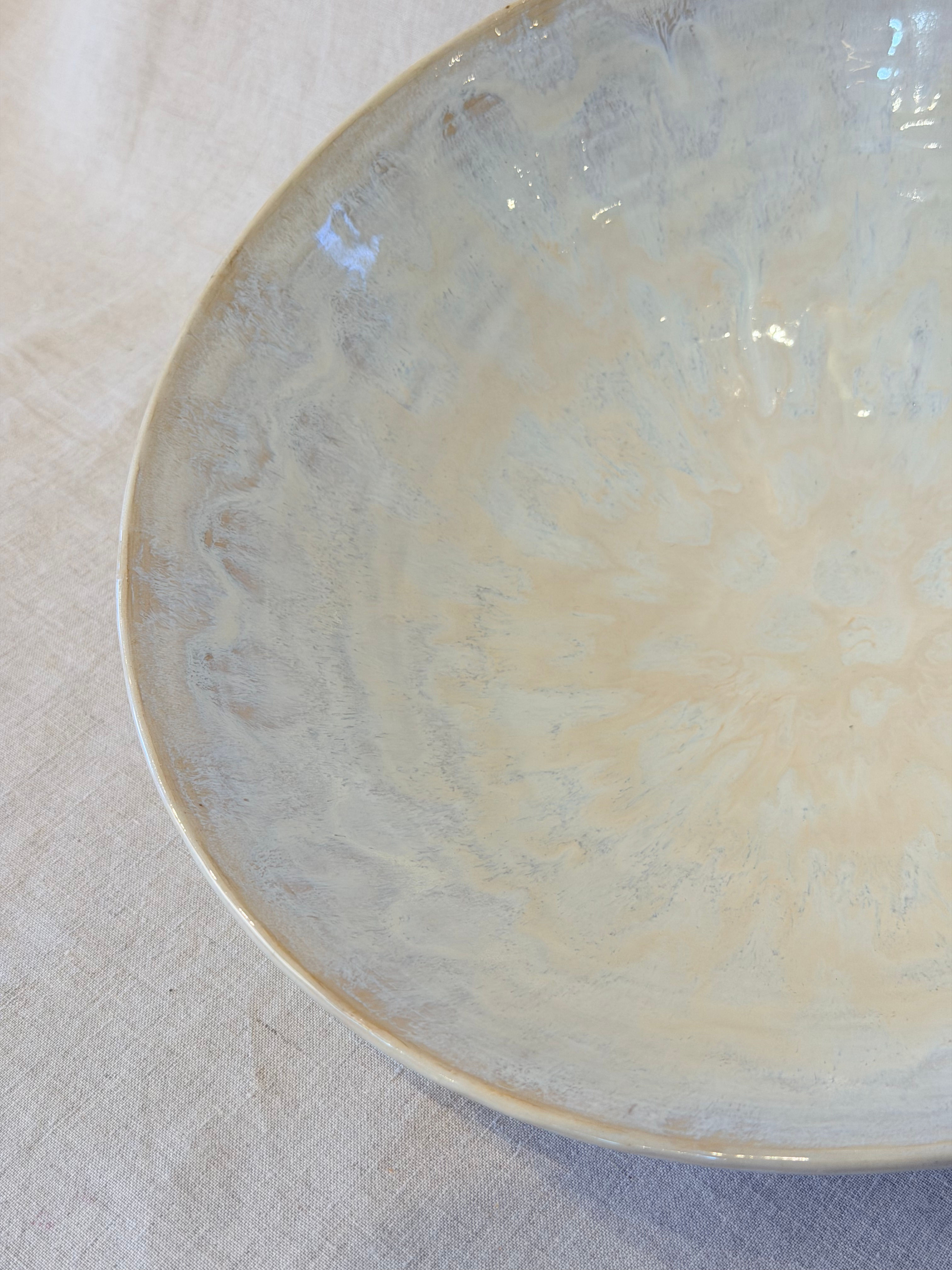 Stor skål Hvit Bevegelse