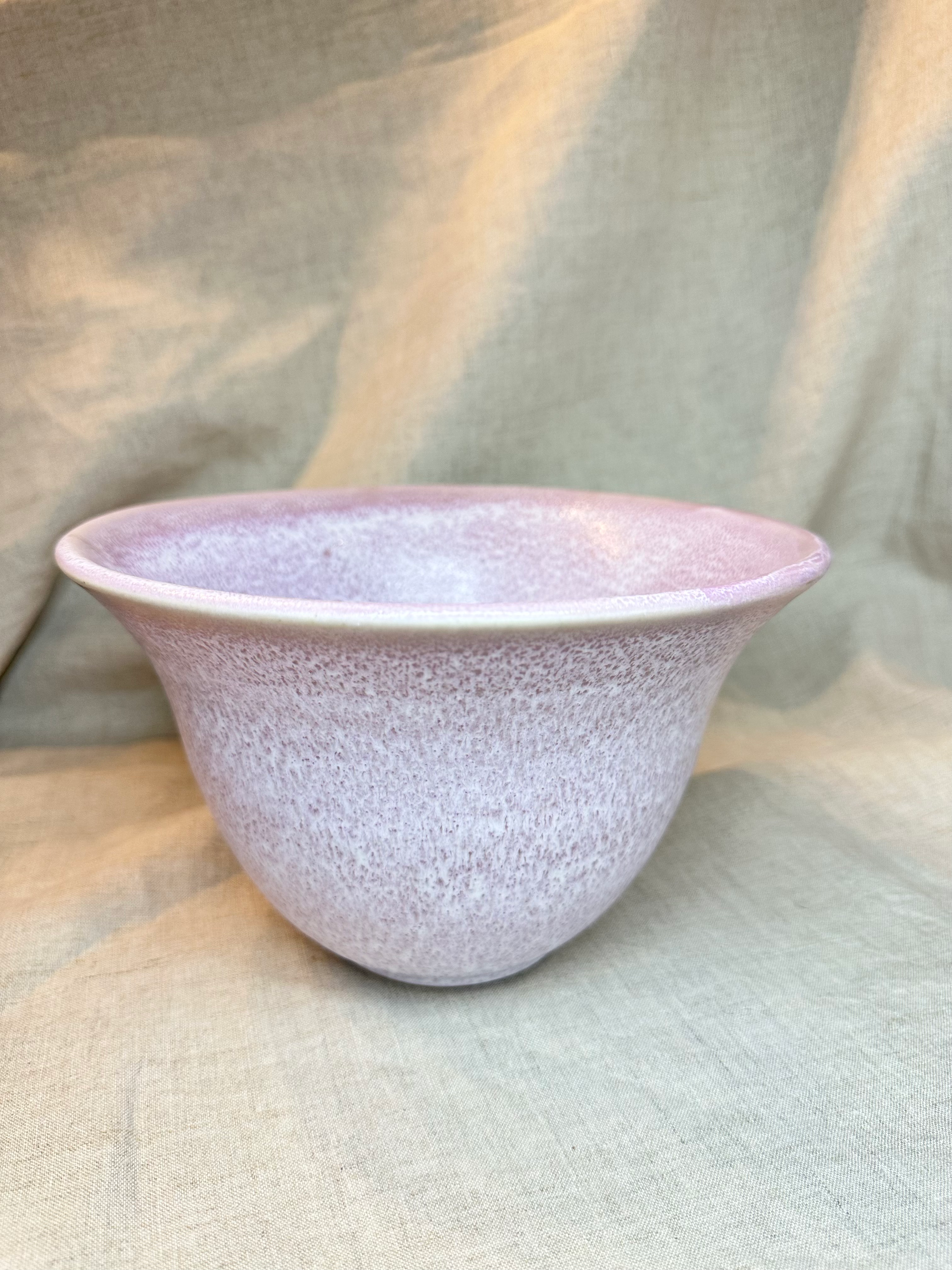 Skål – Lys lilla rosa + hvit matt (one of a kind – laget i København) 