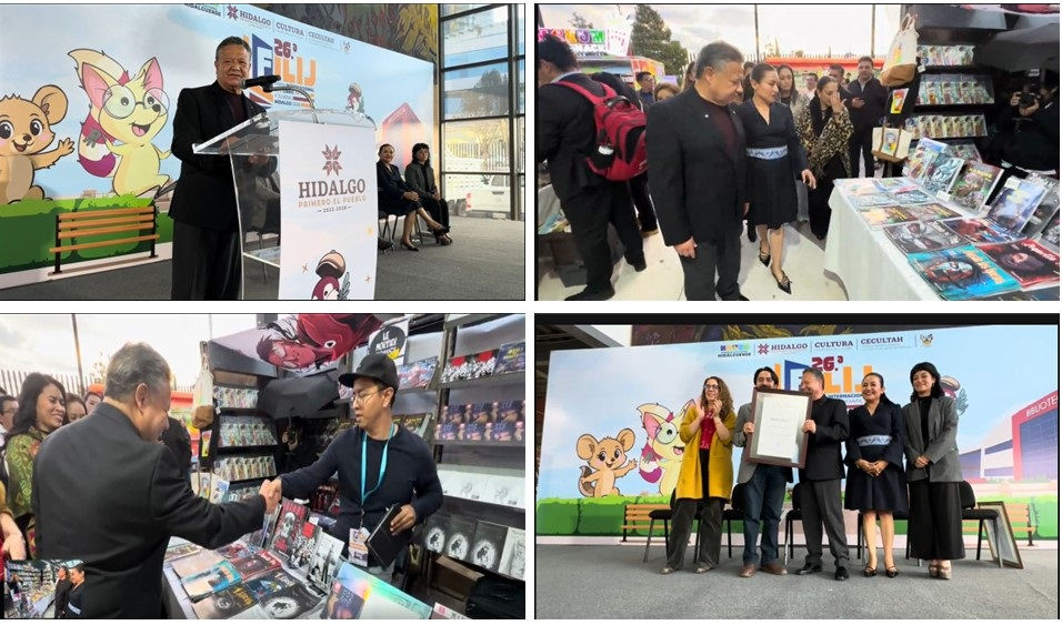 Menchaca Salazar inaugura Feria Internacional del Libro Infantil y Juvenil de Hidalgo 2026
