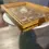 Thumbnail: Wooden Serving Tray - Marquetry Star Pattern Inlay
