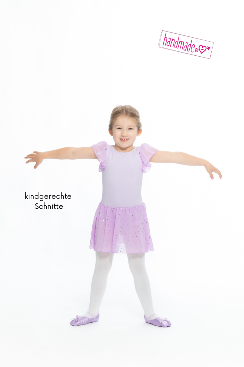 Miniaturbild: Kompletter Style Violett (Tanzkleid, Tanzschuhe, Strumpfhose, Haarband)