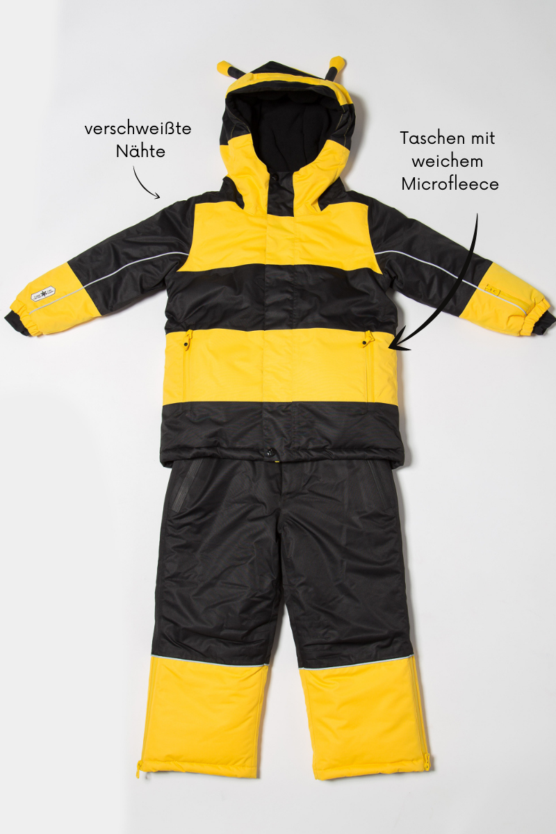 Miniaturbild: Kinderschneeanzug, Bienenanzug Jacke & Hose für Kinder