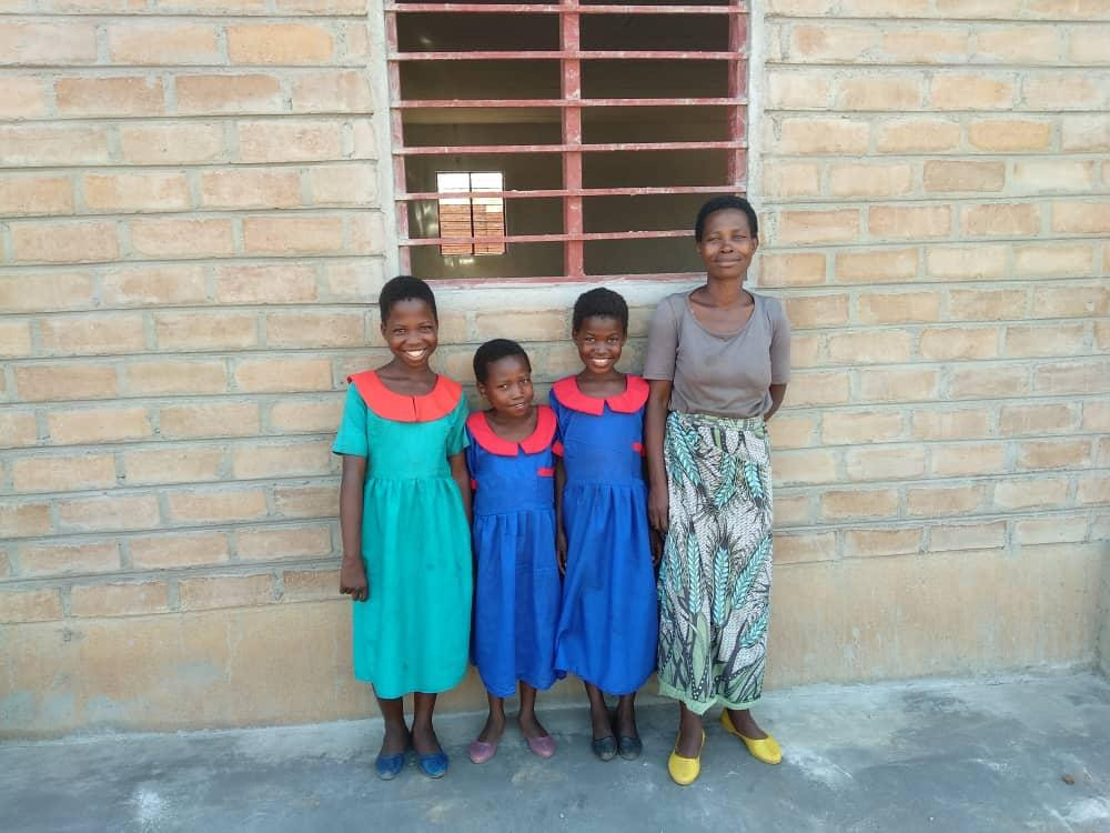 Three Daughters with Their Mother, Afterwards. All smiles!