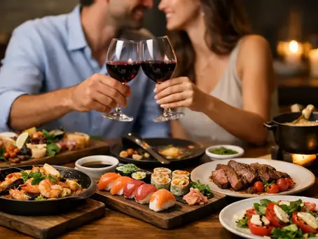 9 רעיונות לדייט קולינרי זוגי שבאמת עובדים