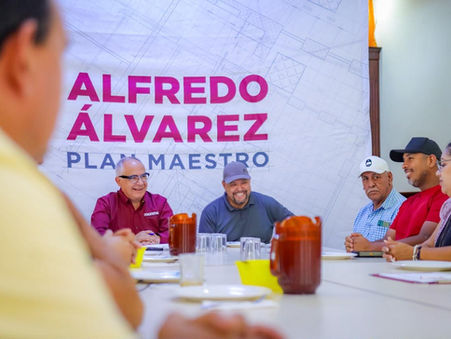 Encabeza Alfredo Álvarez reunión con comerciantes de San Felipe