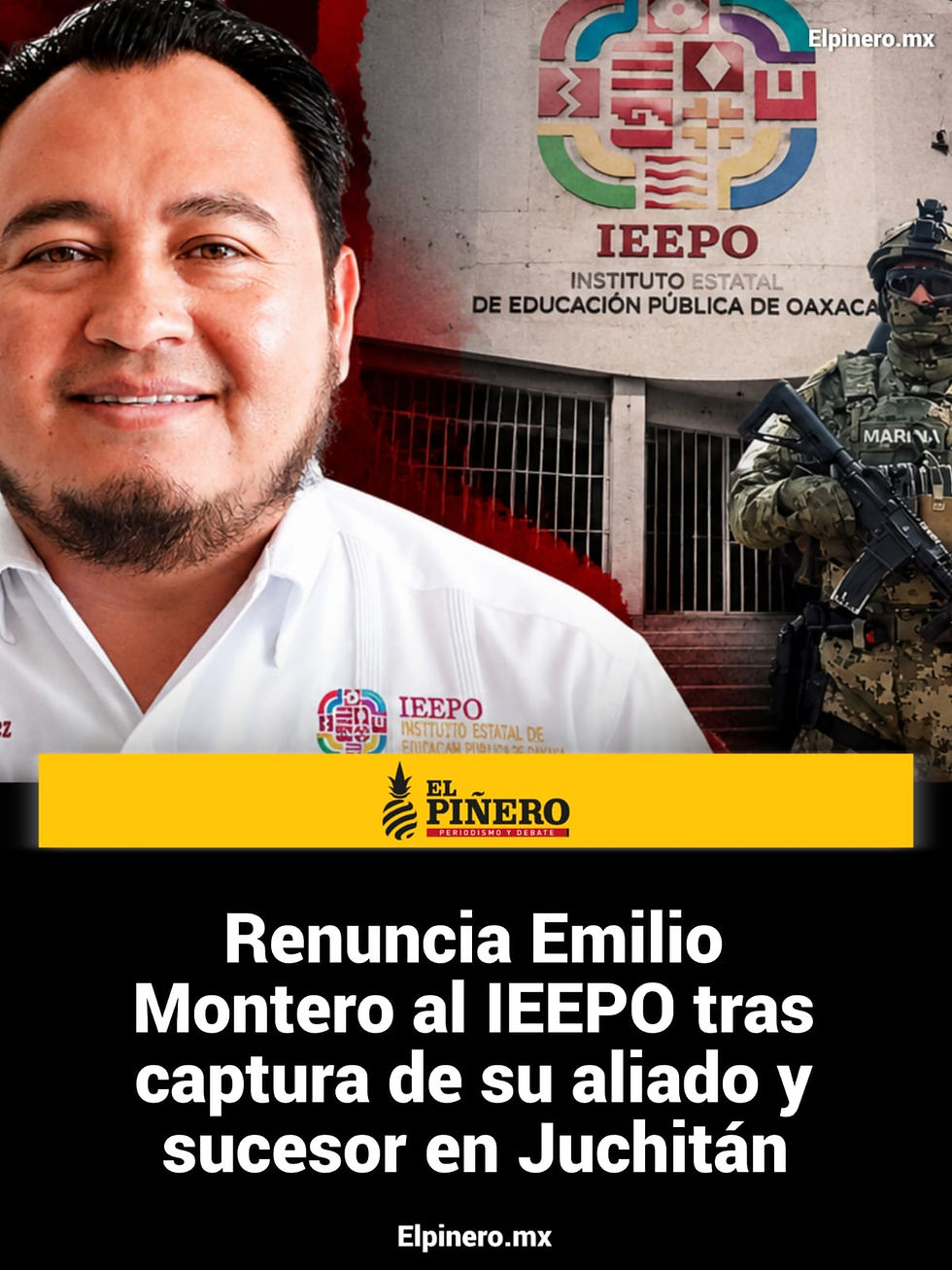 Mi separación del IEEPO, fue para no afectar al movimiento al que pertenezco