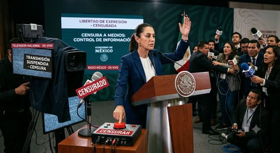 ¡Censura! Otra vez miente Claudia Sheinbaum