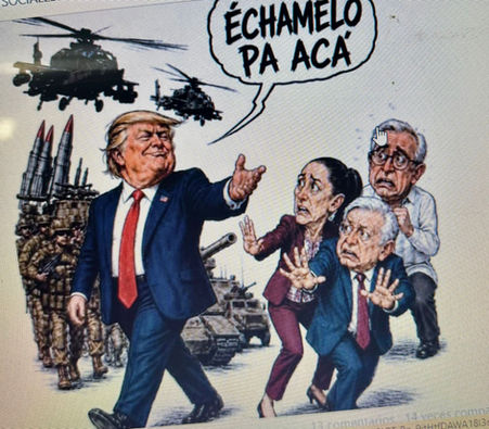 EU, inminente intervención; Sheinbaum aterrada, y Nahle se burla: “¡Uyy, que miedo!”