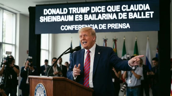 Ya hay tiro Trump Vs. Sheinbaum. Es personal 