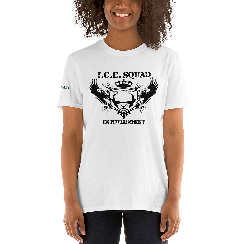Thumbnail: Ice Gear ICE SQUAD ENT Original Short-Sleeve Unisex T-Shirt - White