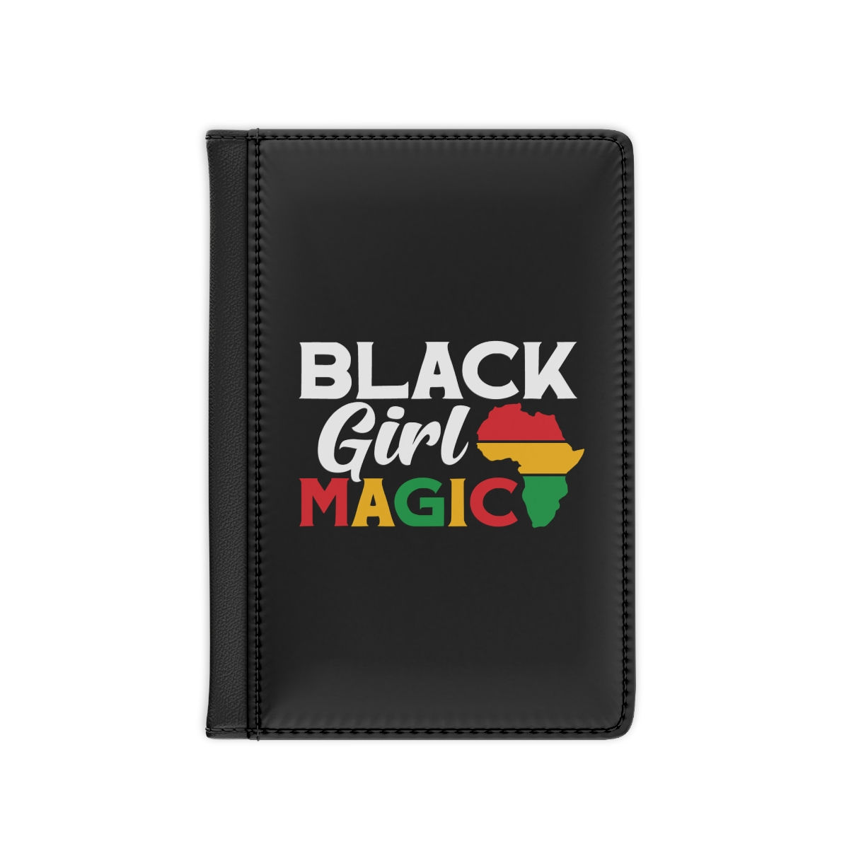 Black Travel Passport Cover