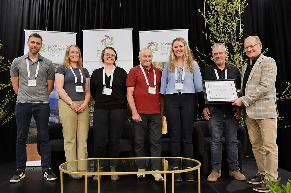 The Nakusp and Area Community Forest received the 2026 Robin Hood Memorial Award for Excellence in Community Forestry.