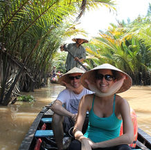 Boat ride in Mekong Delta