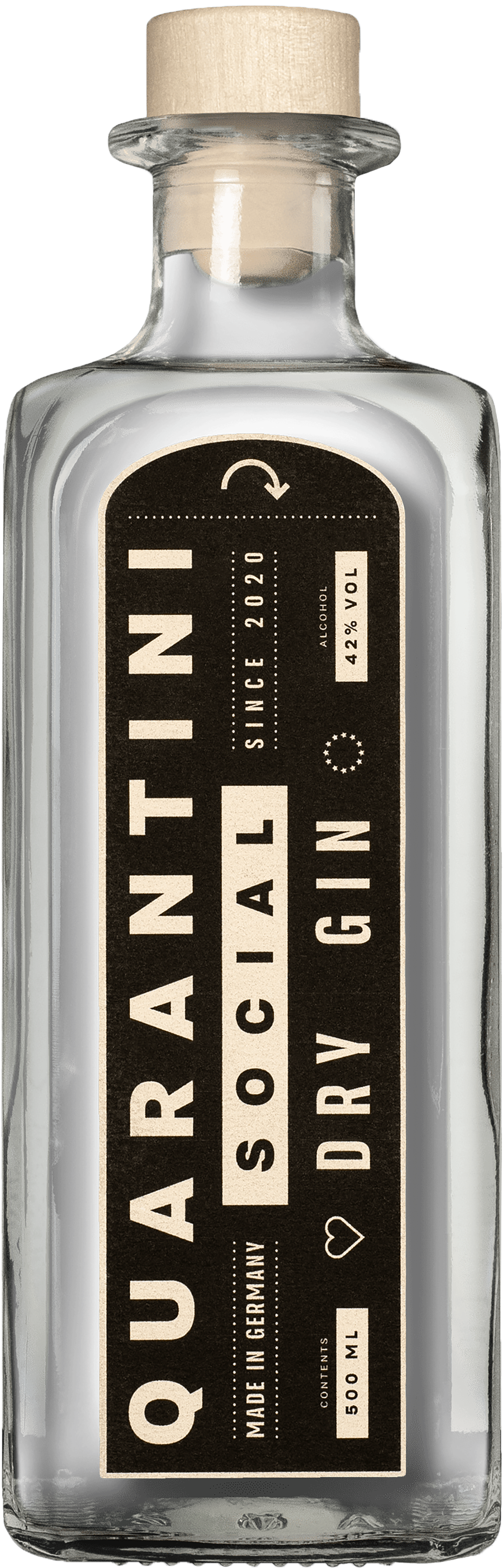 Quarantini Social Dry Gin - Gin aus Deutschland