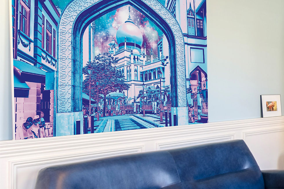 Sultan Mosque At Arab Street by Amanda Lim, Art Print