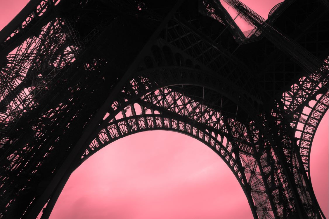Pink Eiffel Tower