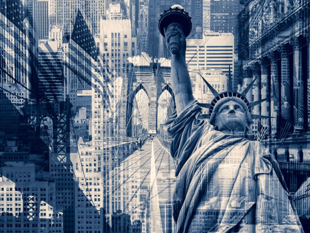 New York City, United States of America - Decorative Collage containing several