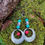 Miniature : Boucles d'oreilles celtes en étain