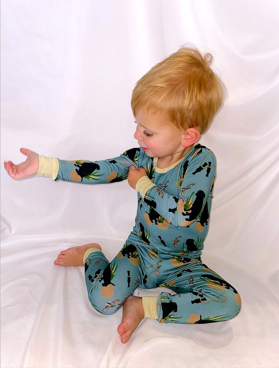 Thumbnail: For the Love of LOUisiana Boy Pajamas Set