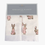 Thumbnail: POWDER PINK BUNNIES MUSLIN BLANKIE [2 PIECE SET]