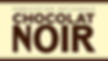 Etiquette présente sur le packaging des tablettes de chocolat
