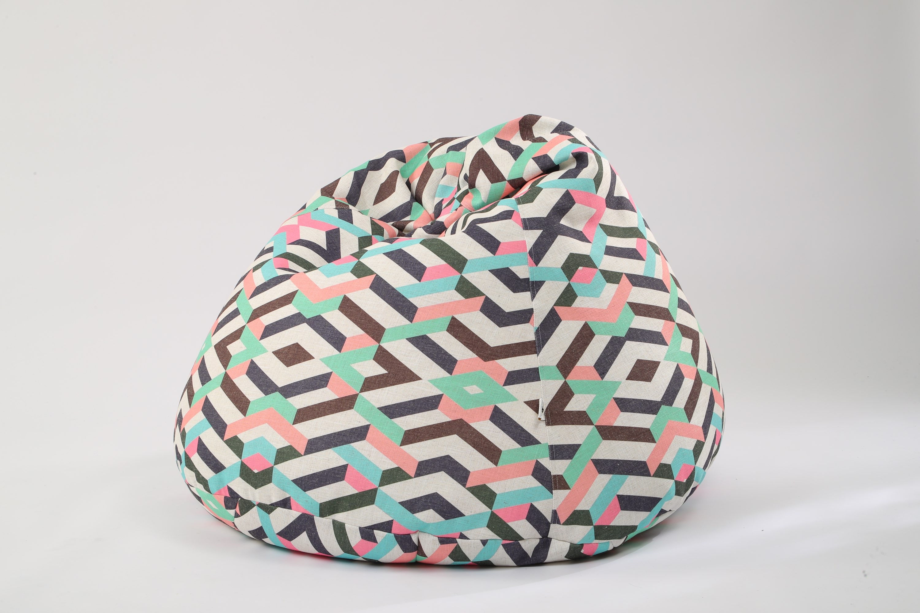 Colorful large bean bag