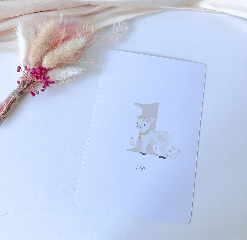 Miniature : Lot de cartes étapes bébé de 1 à 12 mois en carton, design doux et minimaliste pour prises de vue mensuelles