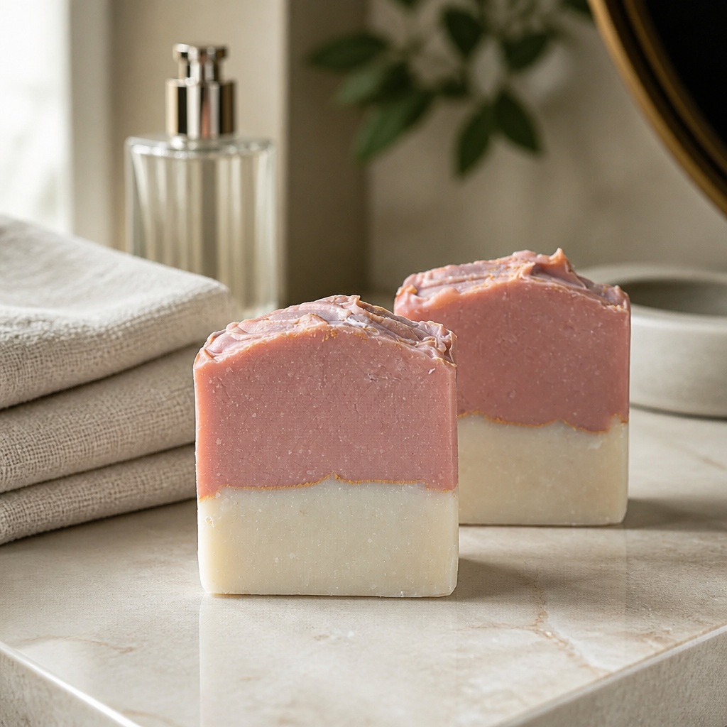 Pink clay & Cream