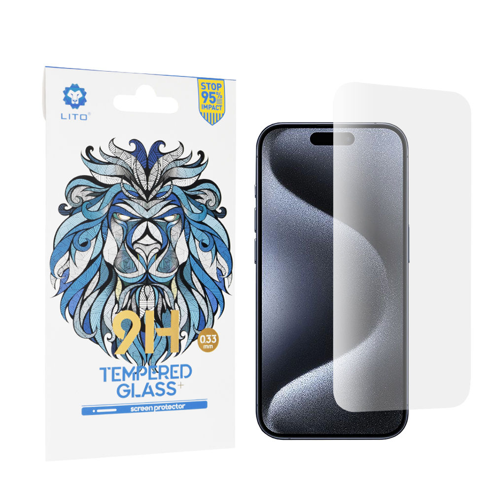 Lito Classic Glass 2.5D Tempered Glass (iPhone 15 Pro)