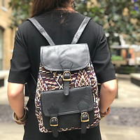 Aztec Leather Backpack