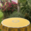 Thumbnail: French Tablecloth Coated 70" Round Yellow Valensole