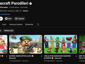 minecraft parodileri youtube kanalı
