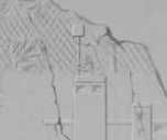 King Hezekiah stands on the walls of Jerusalem on a relief in the palace of Sennacharib as the Assyrian forces retreat.