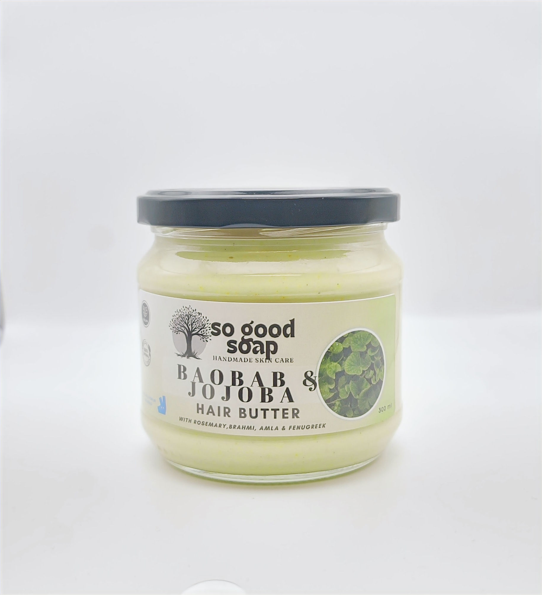 Baobab & Jojoba Hair Butter with Rosemary & Fenugreek 300ml