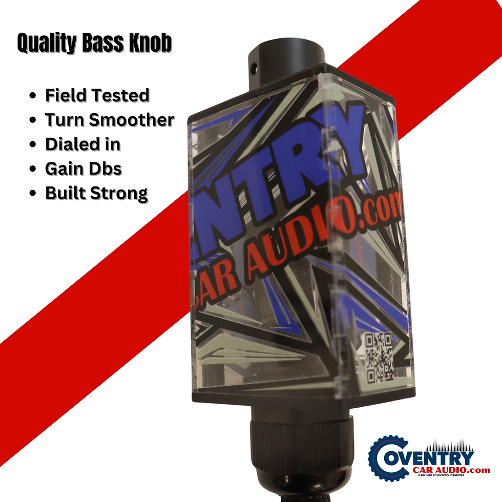 Coventry Car Audio Pro Graphix Bass Knob