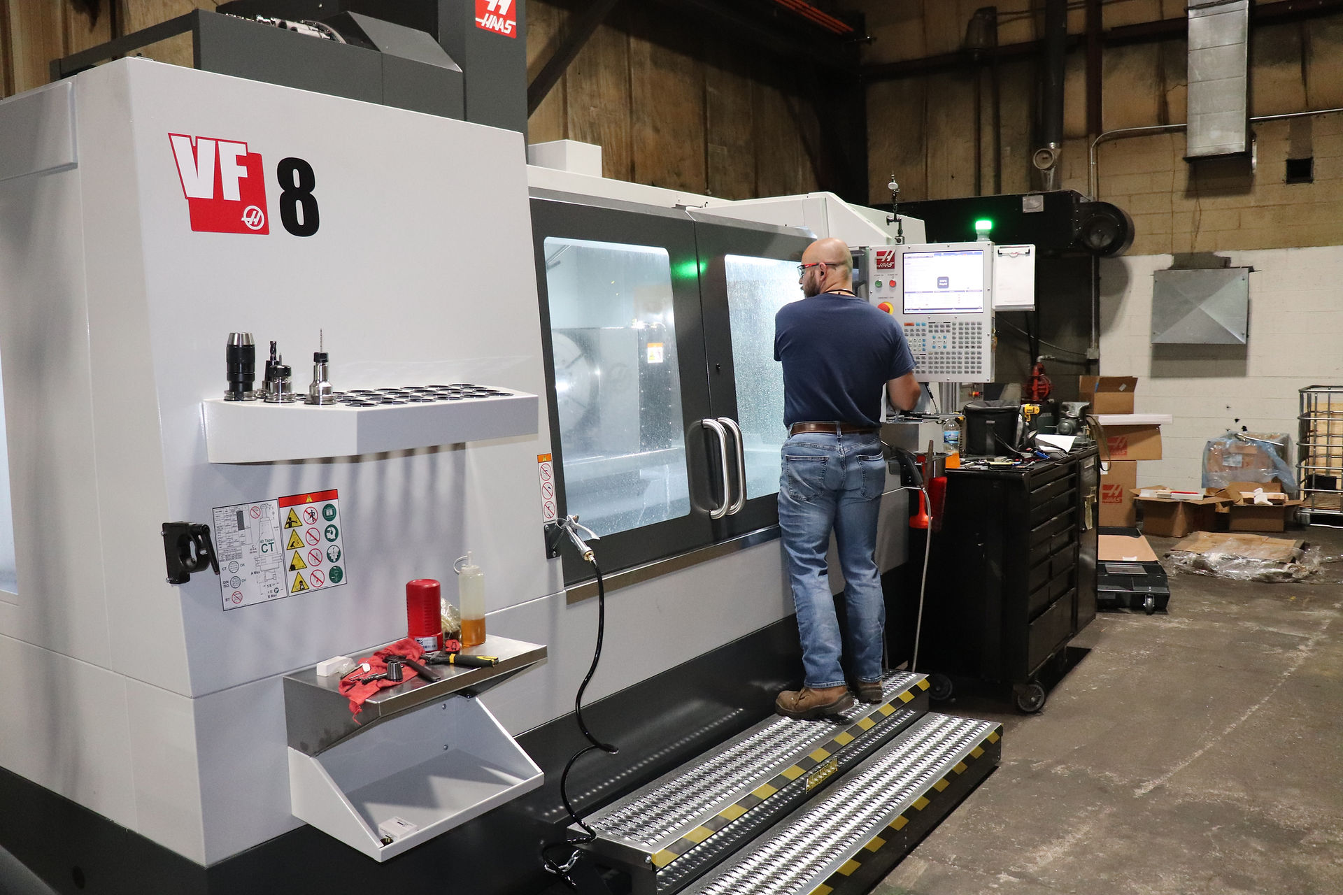 Haas CNC Machine