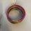 Miniatura: Multi color Pulseras all weather bangler set de 6 médium size 