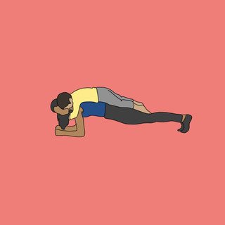 Weighted plank