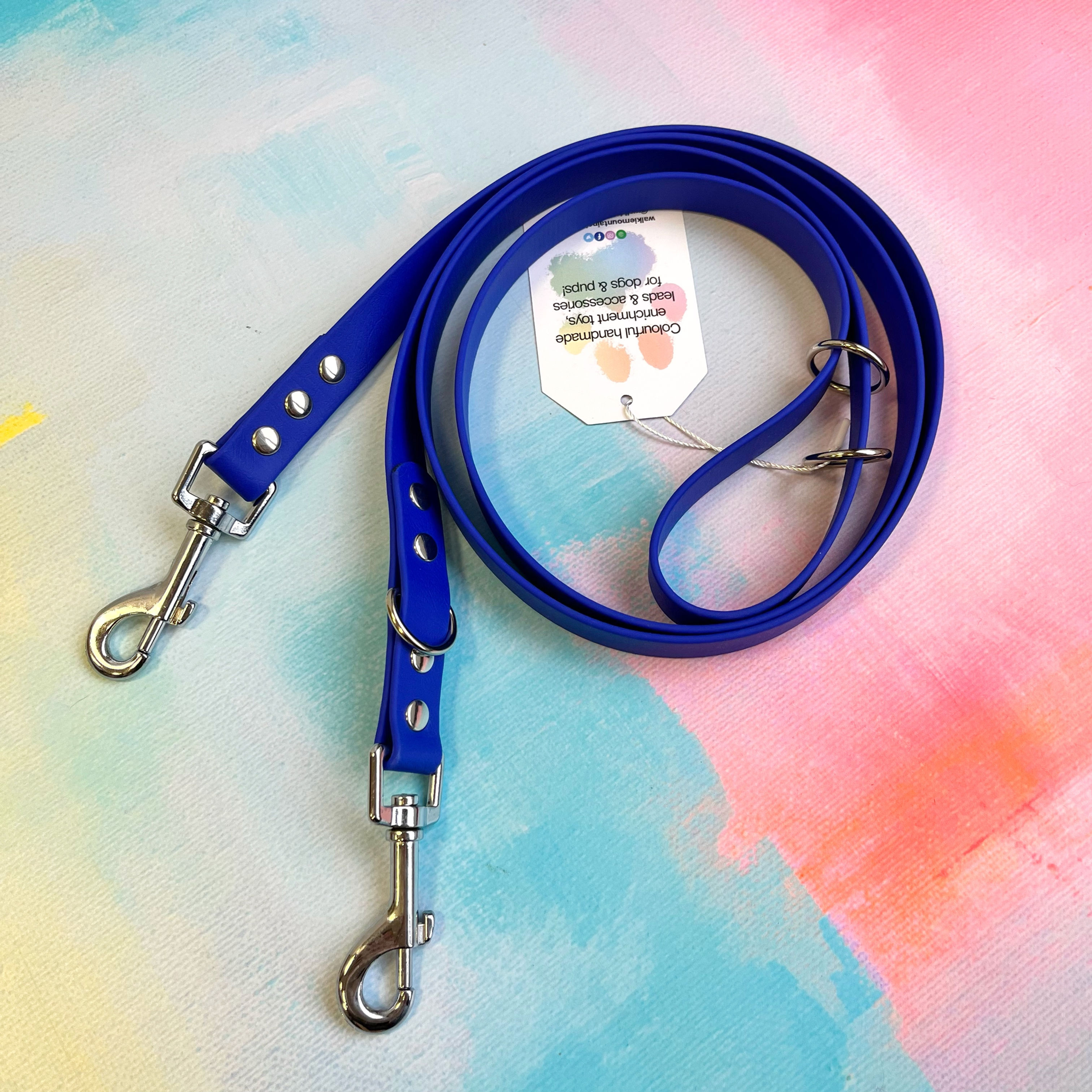 6ft BioThane Handsfree Leads