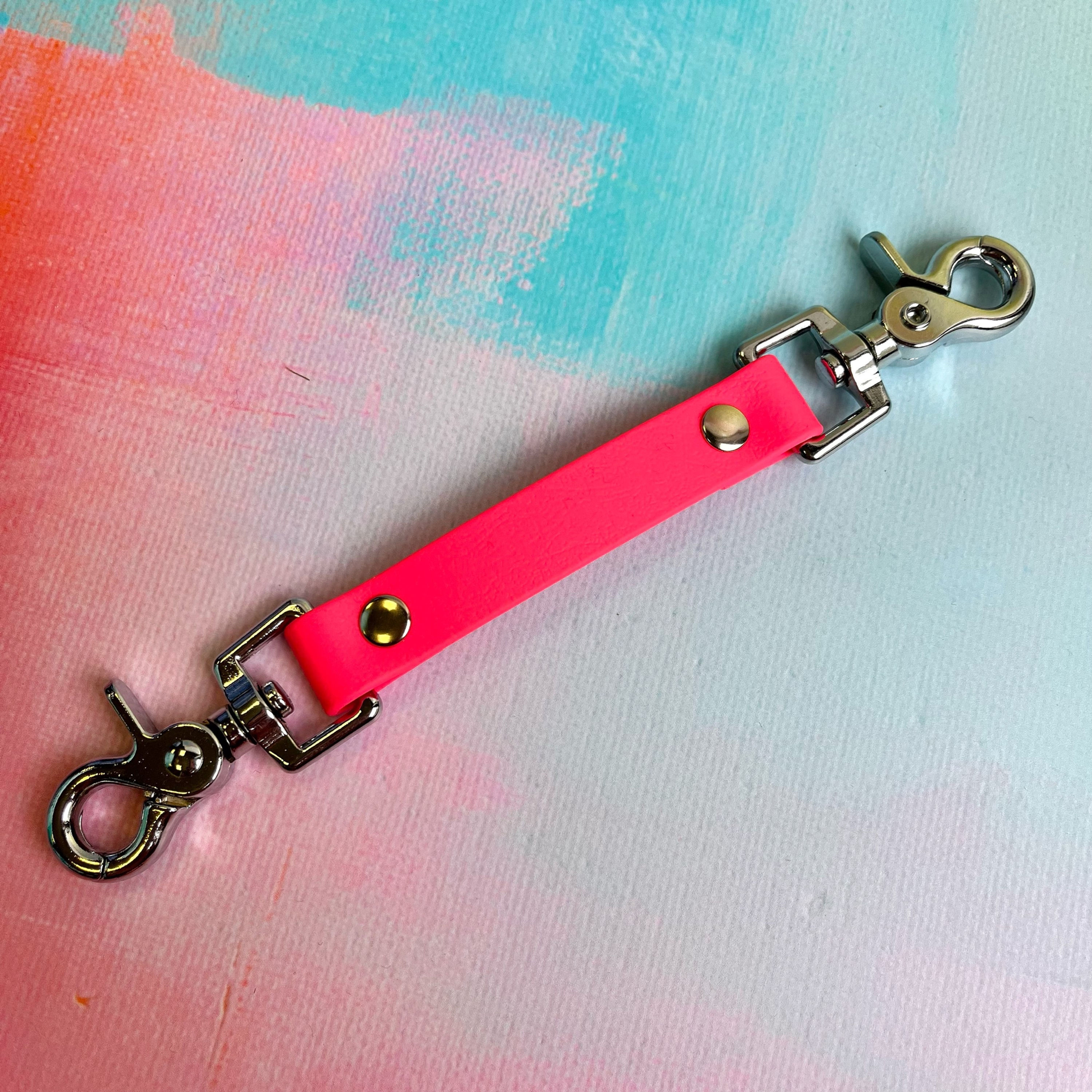 8" BioThane-Harness Connector (Pink)