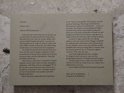 Image of Countess Marckievic’s letter to her sister Eva on the 14th of June 1919 (photo c