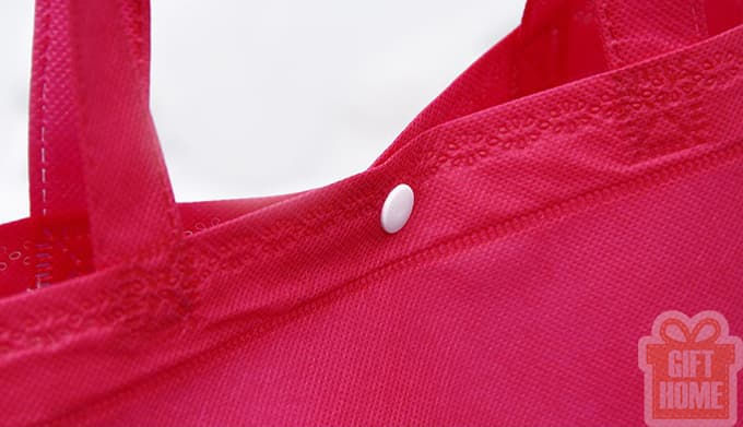 Thumbnail: Non-woven snap button tote bag