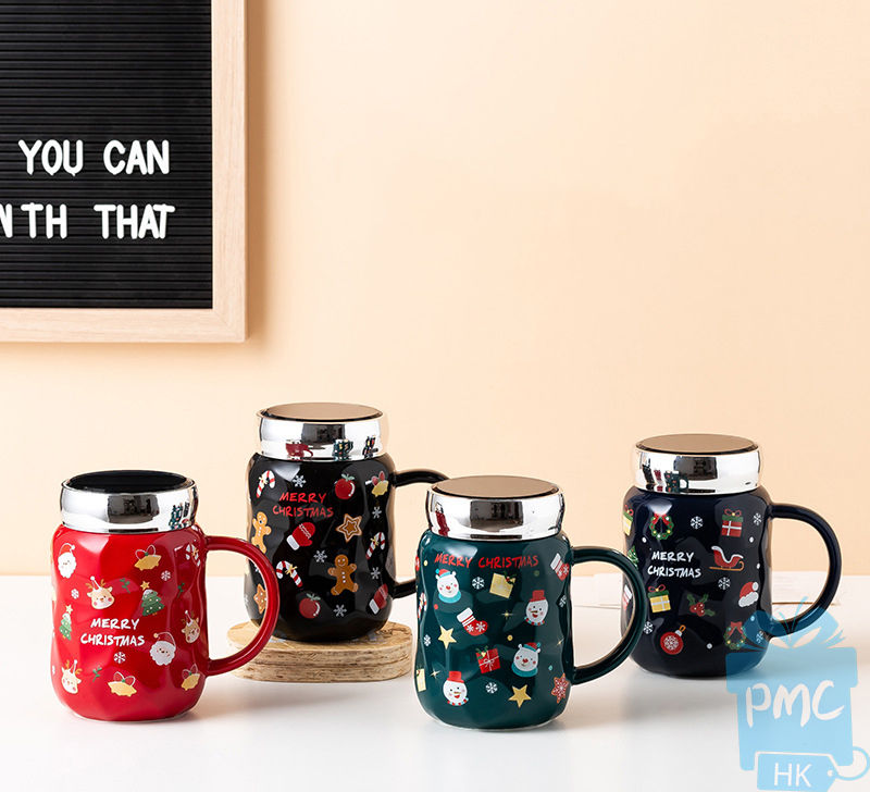 縮圖：聖誕大容量陶瓷杯