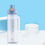Thumbnail: Frosted sports water bottle with handle