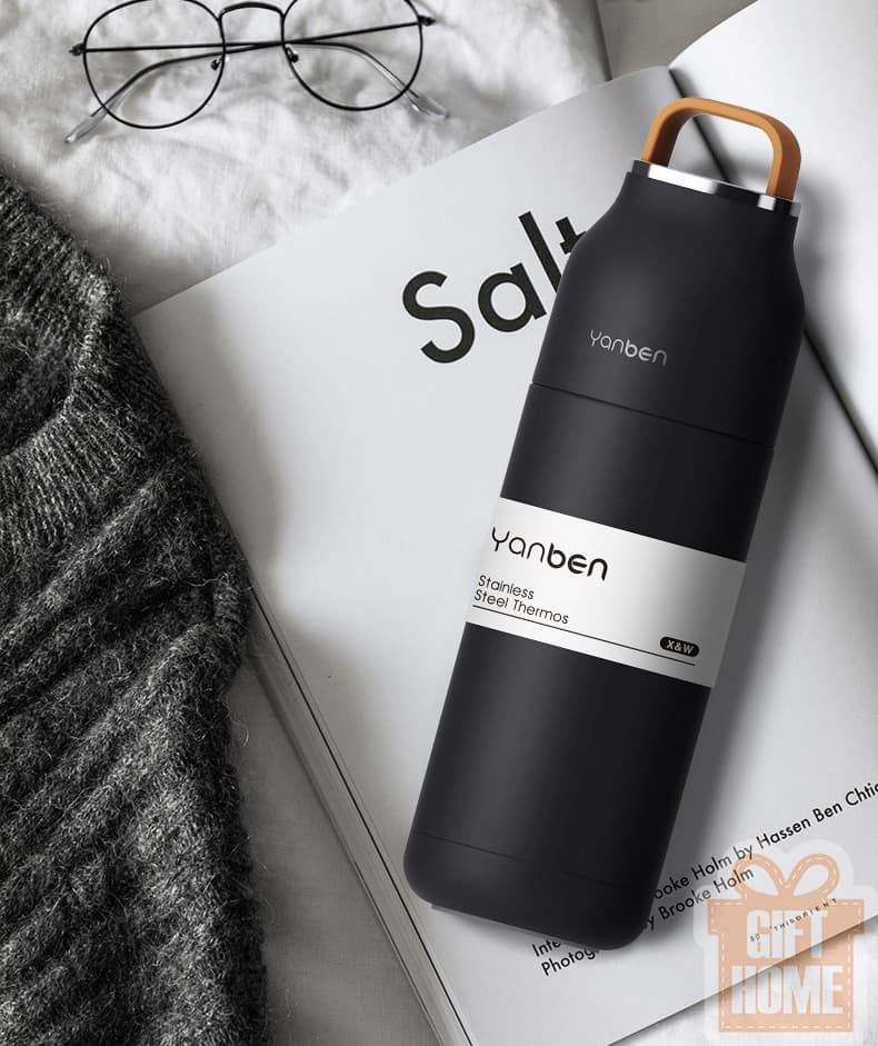 莫蘭迪提手保溫杯禮品